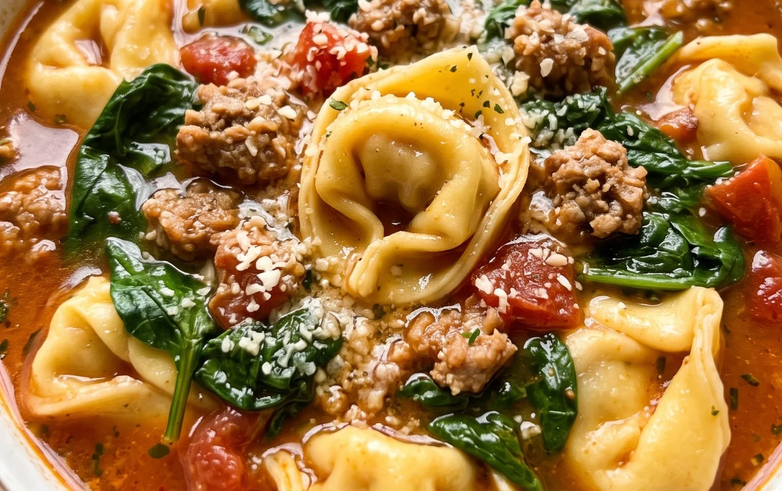 Italian Sausage Tortellini Soup